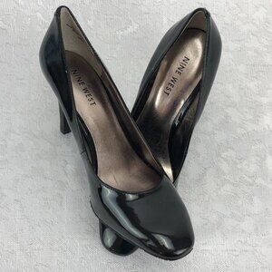 Nine West “Lover” Black Almond Toe Dress 3¼-inch Pump Heels Size 5½M New in Box